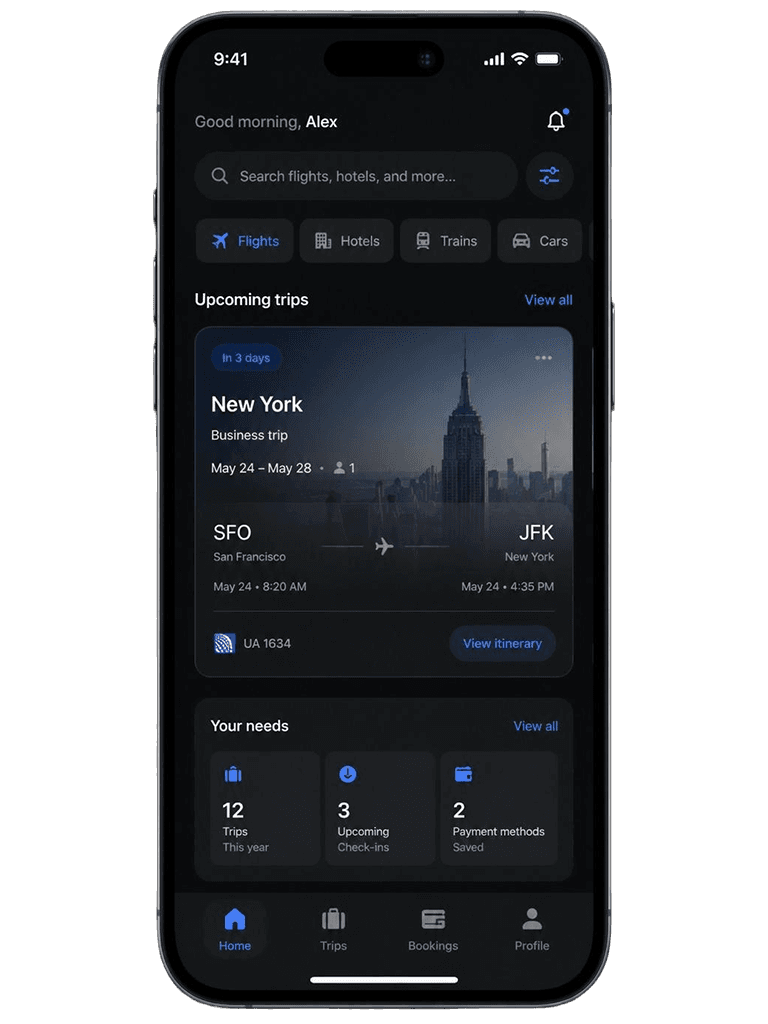 Traviox mobile app